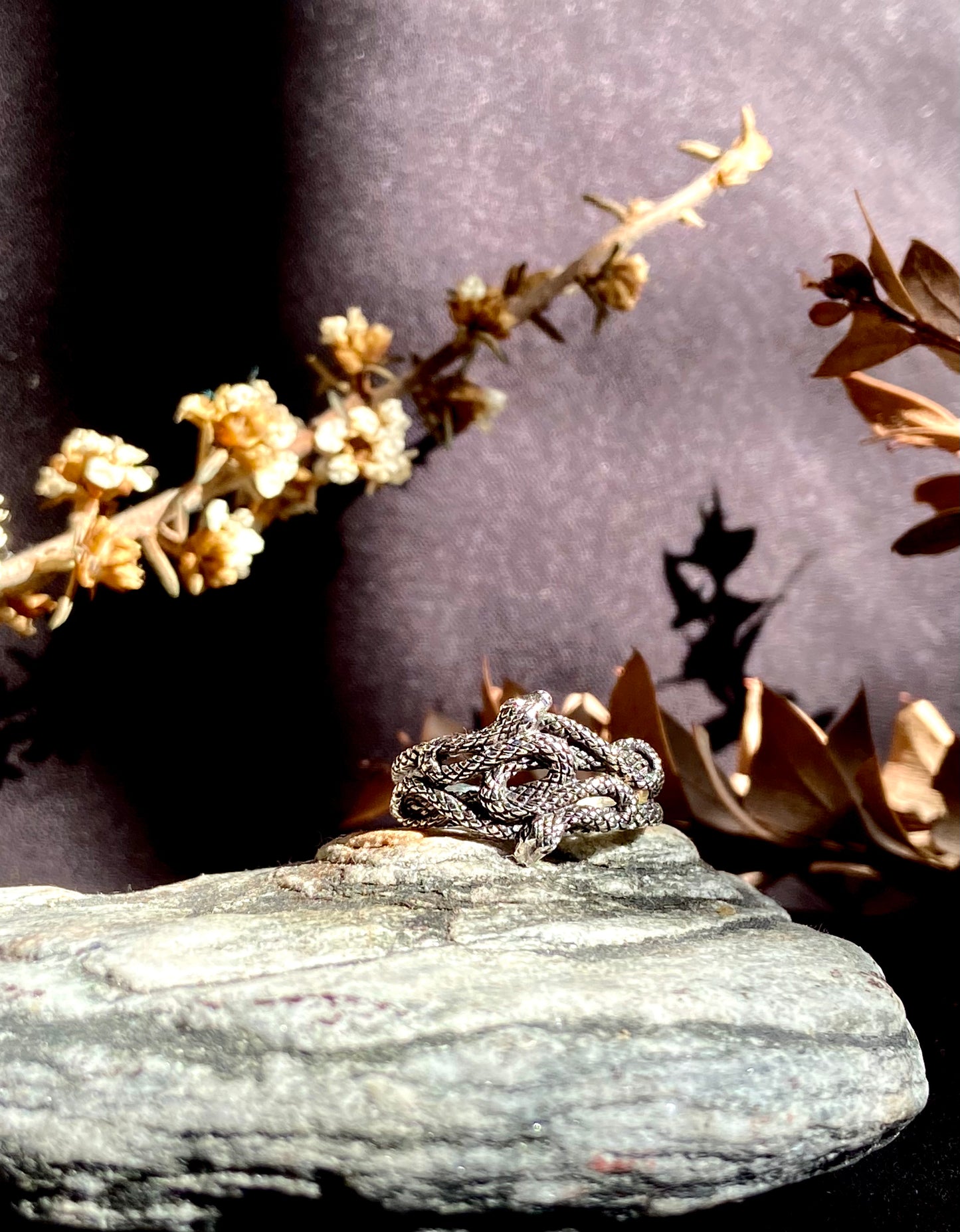 Twisted Snake Ring