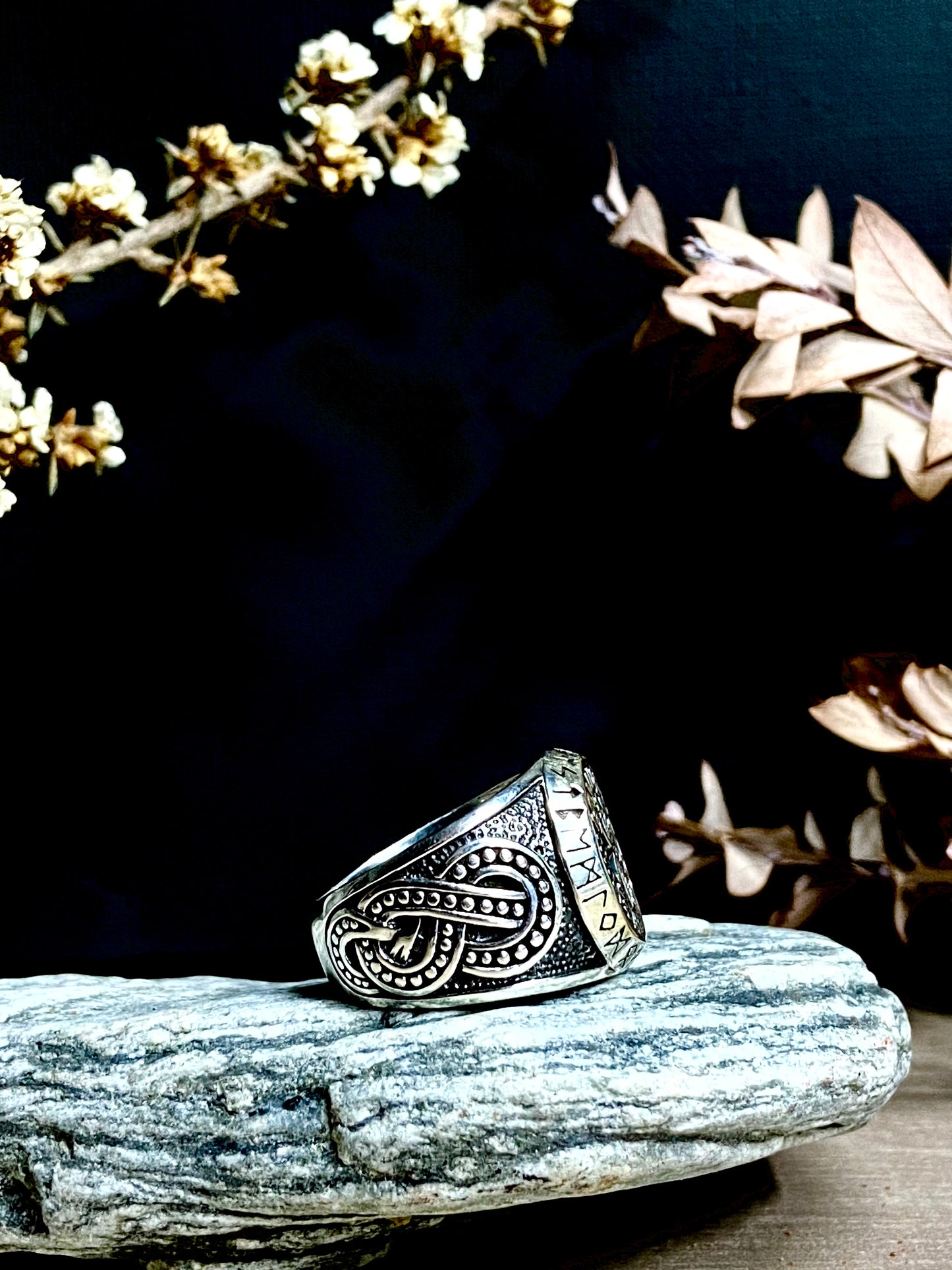 Viking Vegvisir Amulet Ring